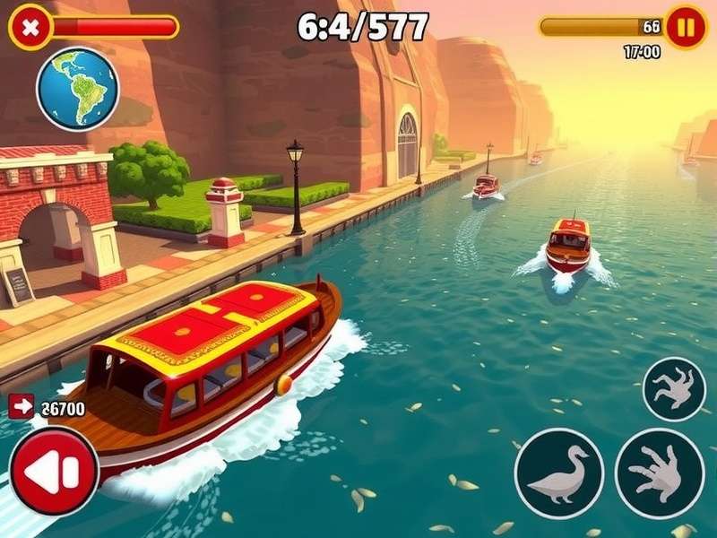 Canal Cruise Champion Gameplay Screenshot
